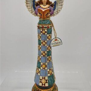 Jim Shore Angel Figurine Celebrate with Joy Heartwood Creek 2005 *READ*